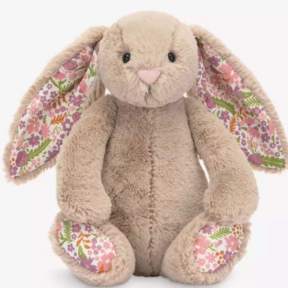JELLYCAT Blossom Bunny 'Petal' Little 7x4" Soft and Plush BNWT Authentic